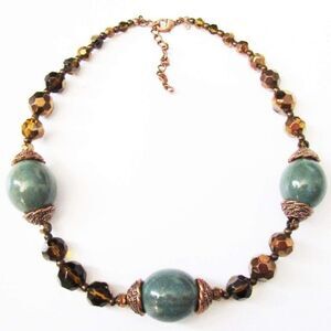 Premier Designs Jewelry Aztec Necklace in Antiqued Copper NWOT